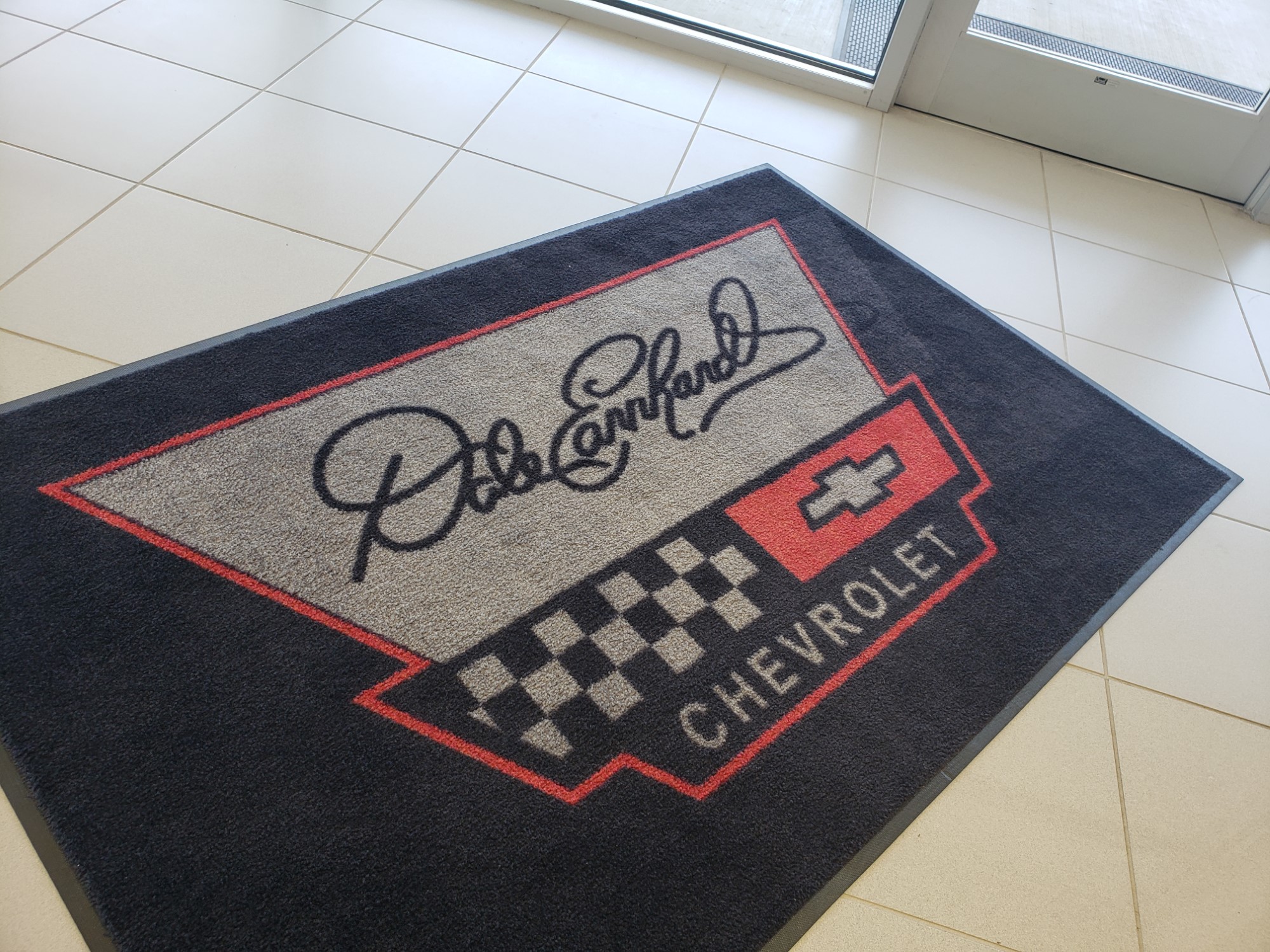 Authentic Dale Earnhardt Chevrolet Shop Rug Dale Earnhardt Chevrolet